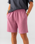 PREMIUM TERRY COTTON SHORTS- BERRY PINK  [280 GSM]