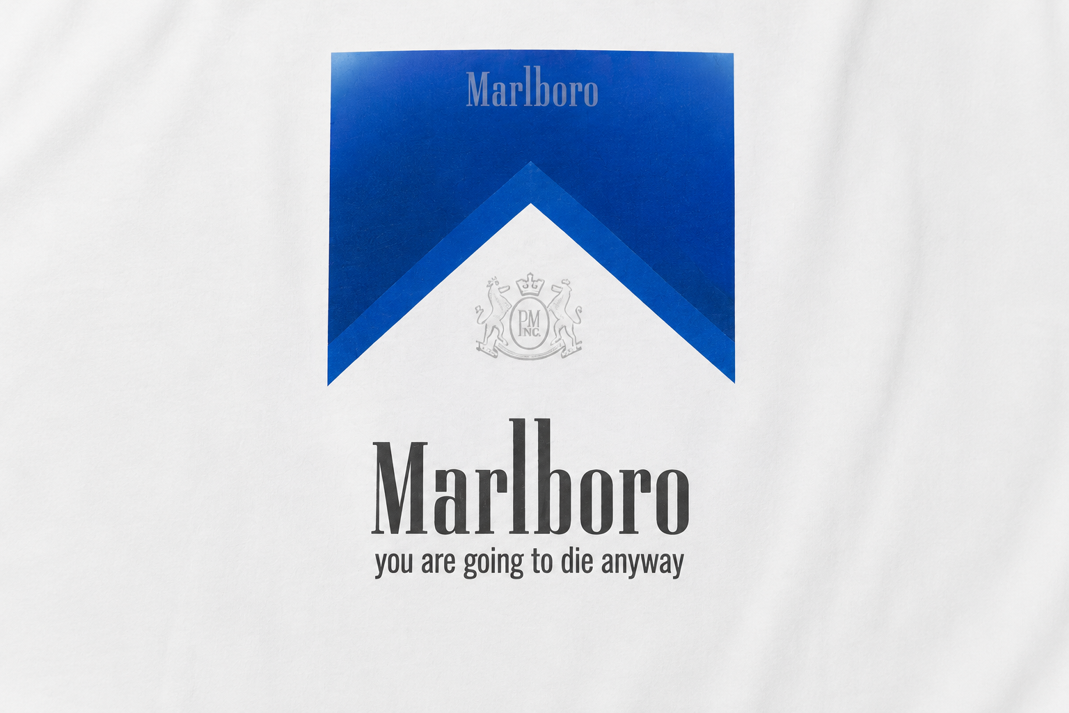 Plain Project Marlboro Oversized Tee