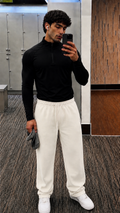 TERRY COTTON SWEATPANTS - BEIGE [260 GSM] [LOOSE FIT]