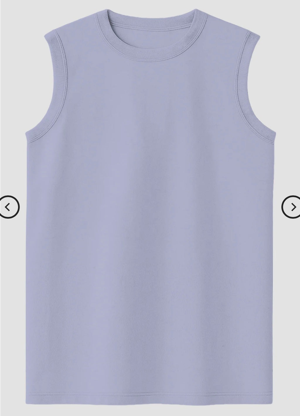 LAVENDER Men's Sleeveless T-Shirt [180 GSM, 100% COTTON]