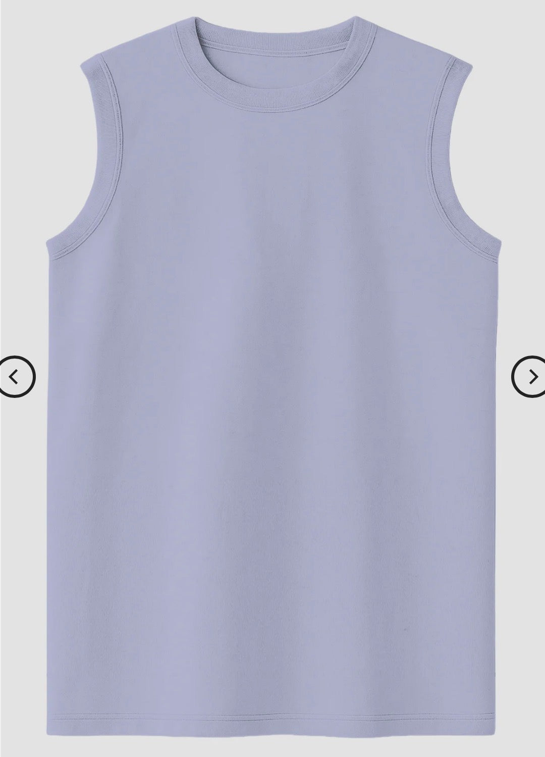 LAVENDER Men's Sleeveless T-Shirt [180 GSM, 100% COTTON]