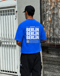Plain Project Berlin Edition Oversized T-Shirt- ROYAL BLUE