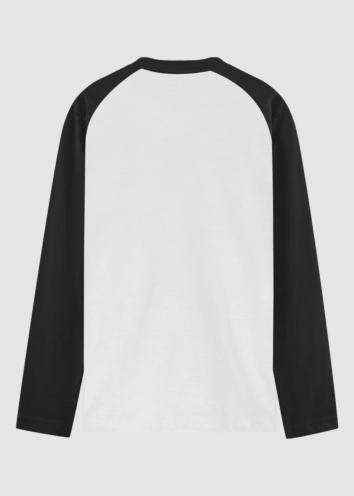 Black White Raglan T-Shirt