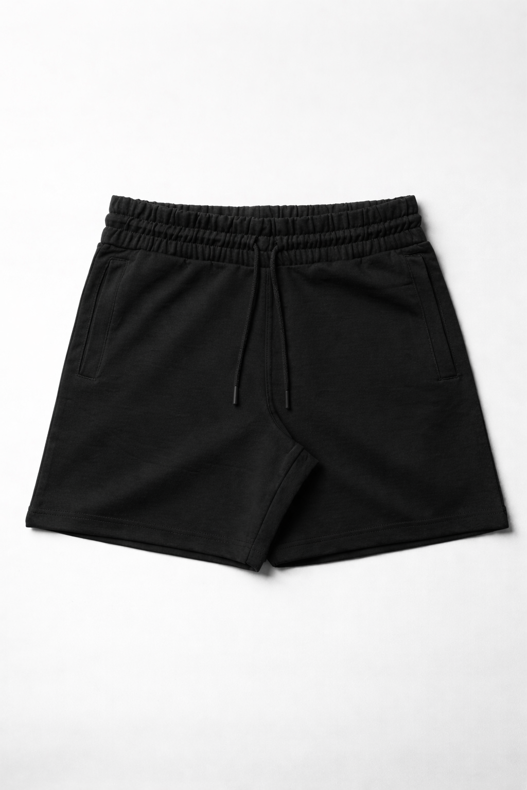 PREMIUM TERRY COTTON SHORTS- CLASSIC BLACK [280 GSM]