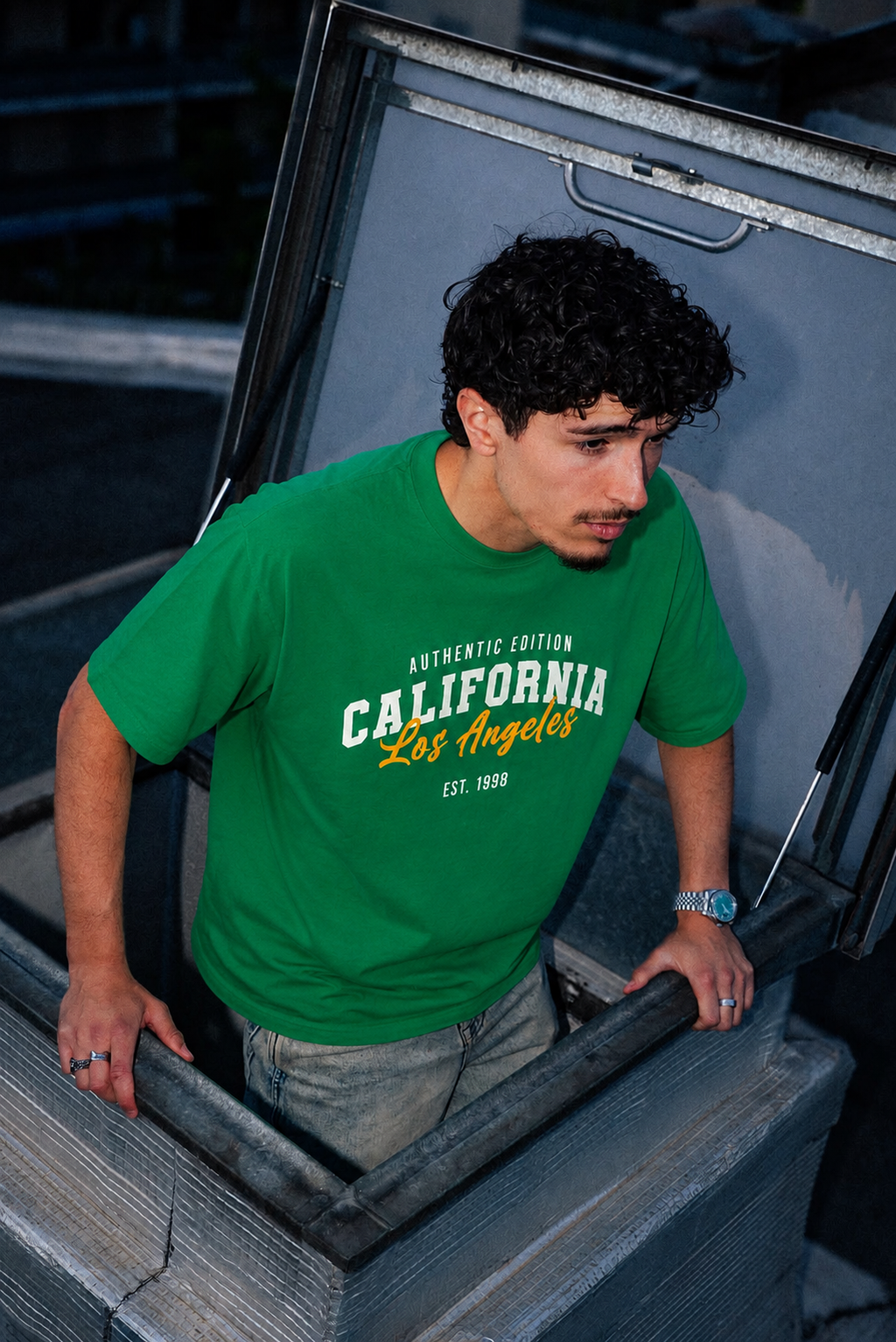 LA Varsity Oversized Cotton T-Shirt