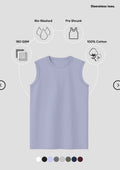 LAVENDER Men's Sleeveless T-Shirt [180 GSM, 100% COTTON]