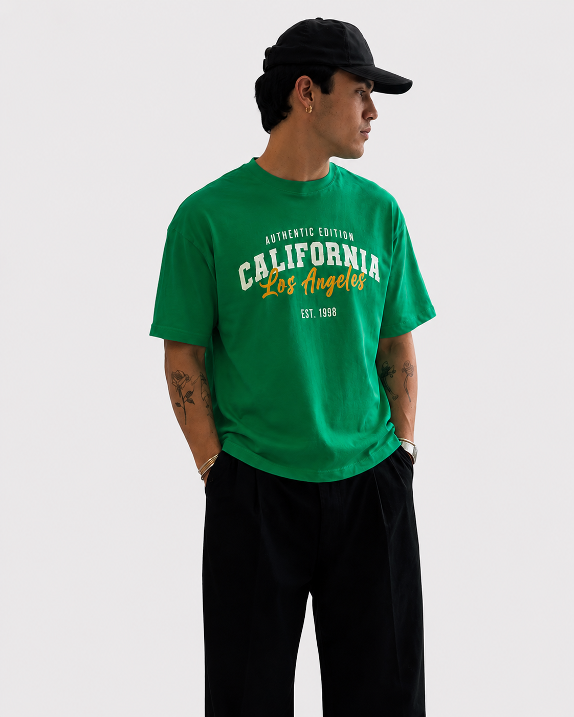 LA Varsity Oversized Cotton T-Shirt