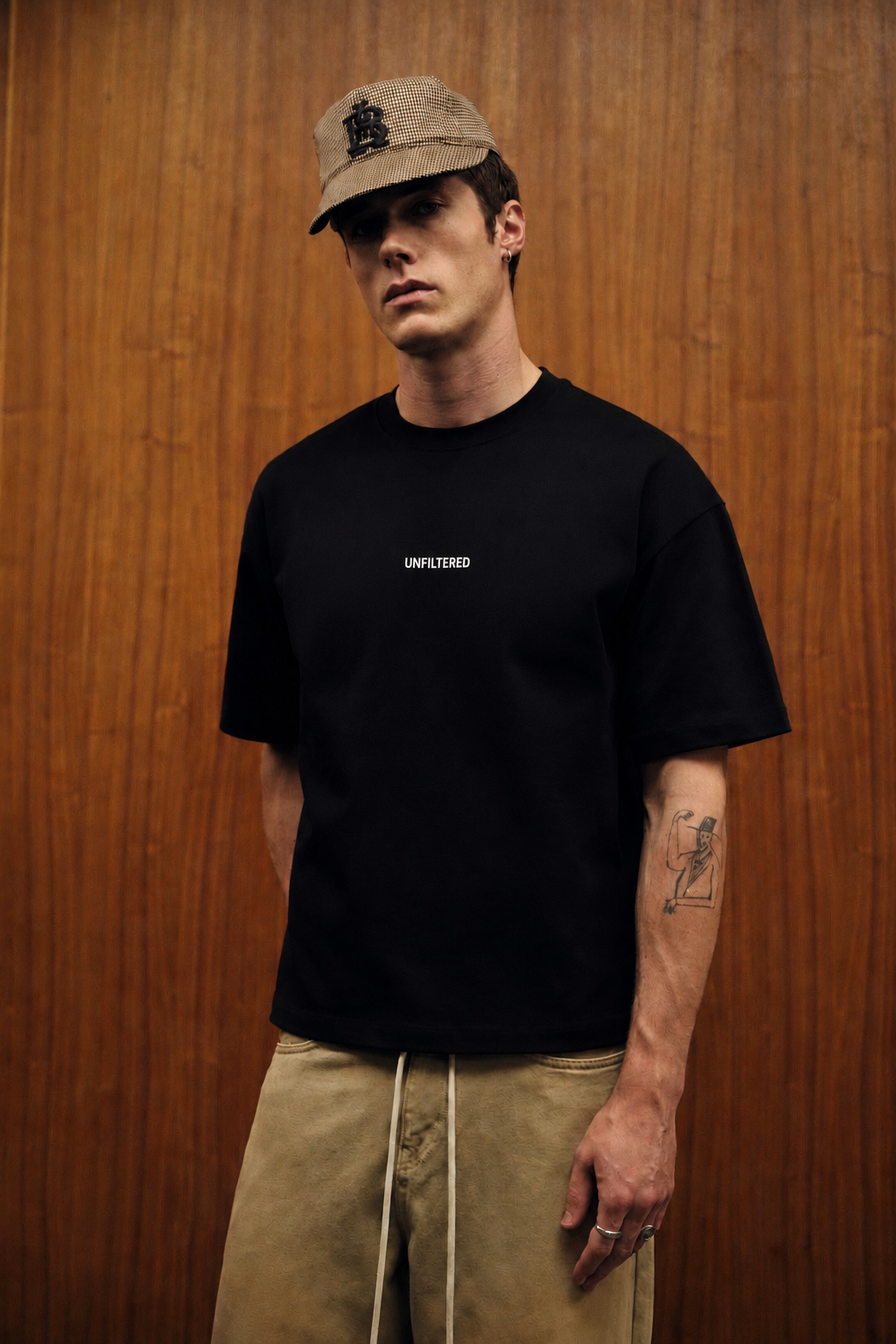 The Plain Project - Unfiltered Oversized Black T-Shirt