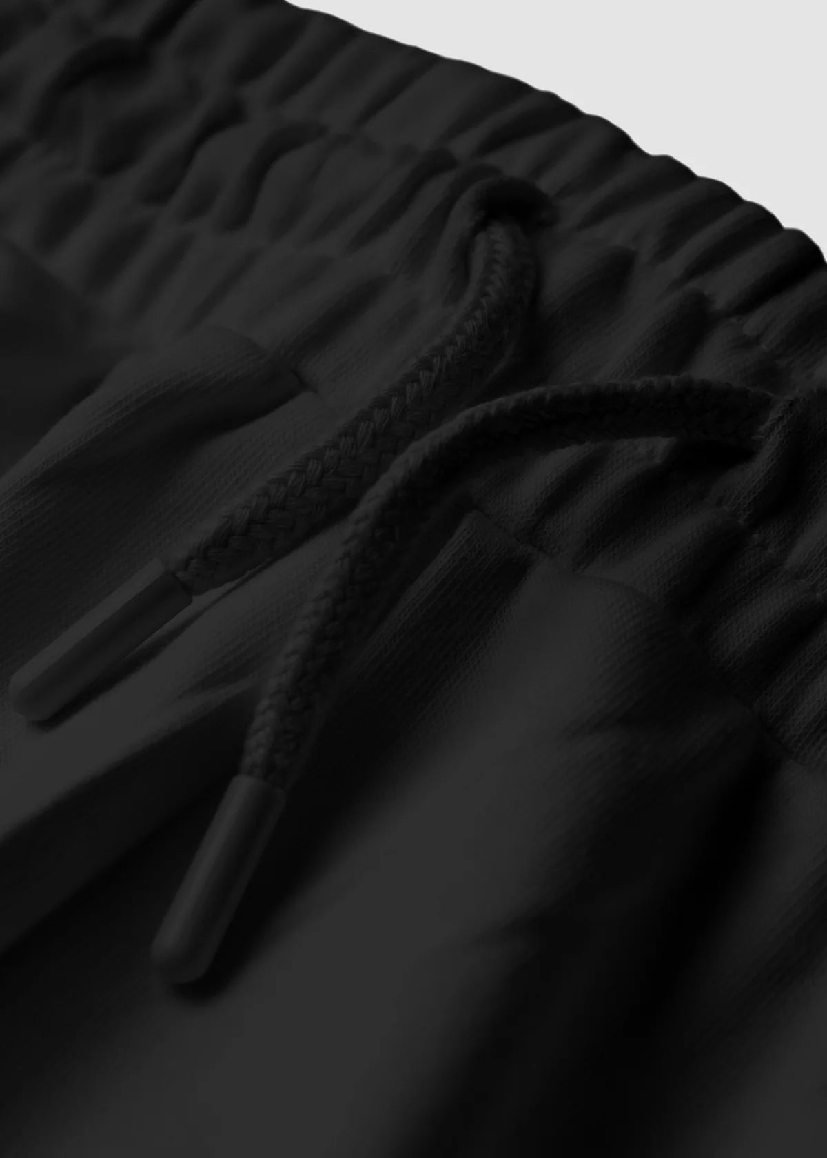 TERRY COTTON SWEATPANTS - BLACK [260 GSM] [LOOSE FIT]