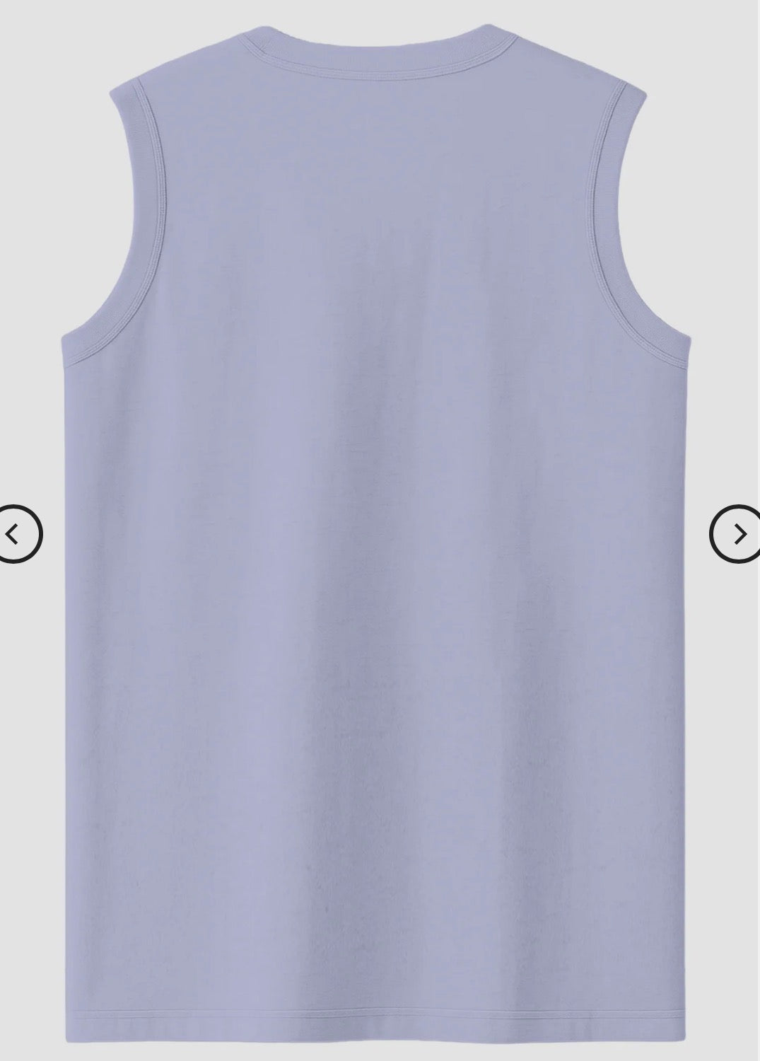 LAVENDER Men's Sleeveless T-Shirt [180 GSM, 100% COTTON]