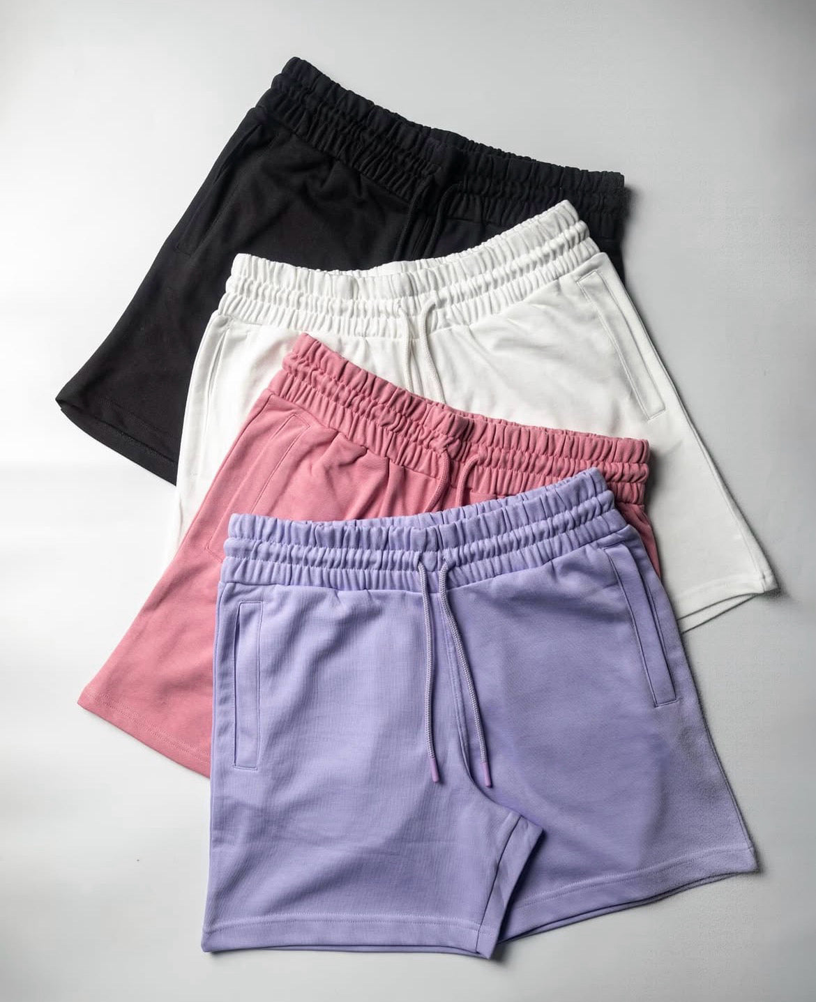 PREMIUM TERRY COTTON SHORTS- CLASSIC BLACK [280 GSM]