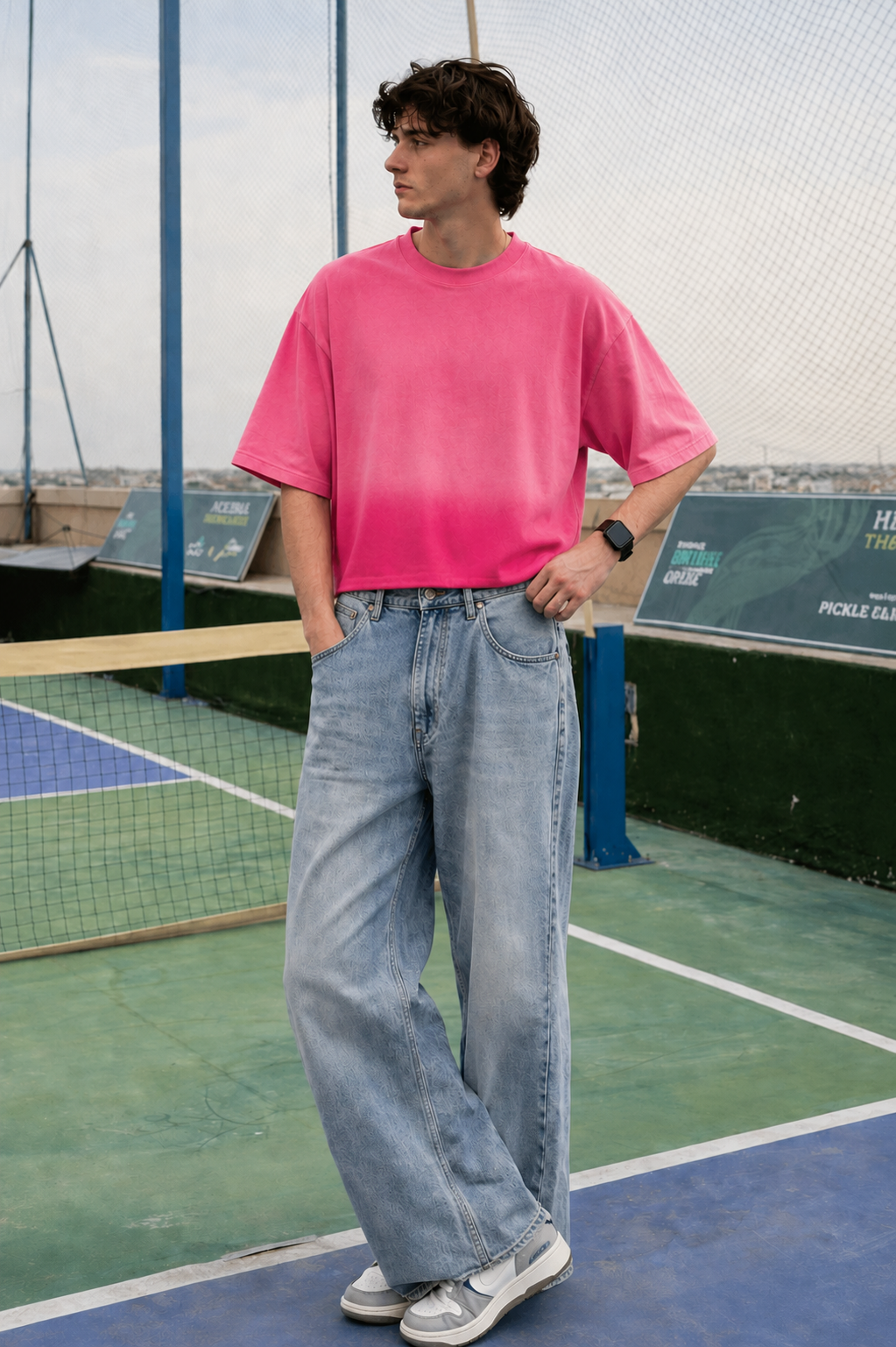 Gradient Wash Boxy Tee
