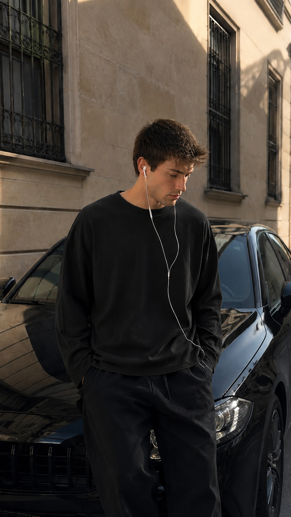 Waffle full sleeves T-shirt