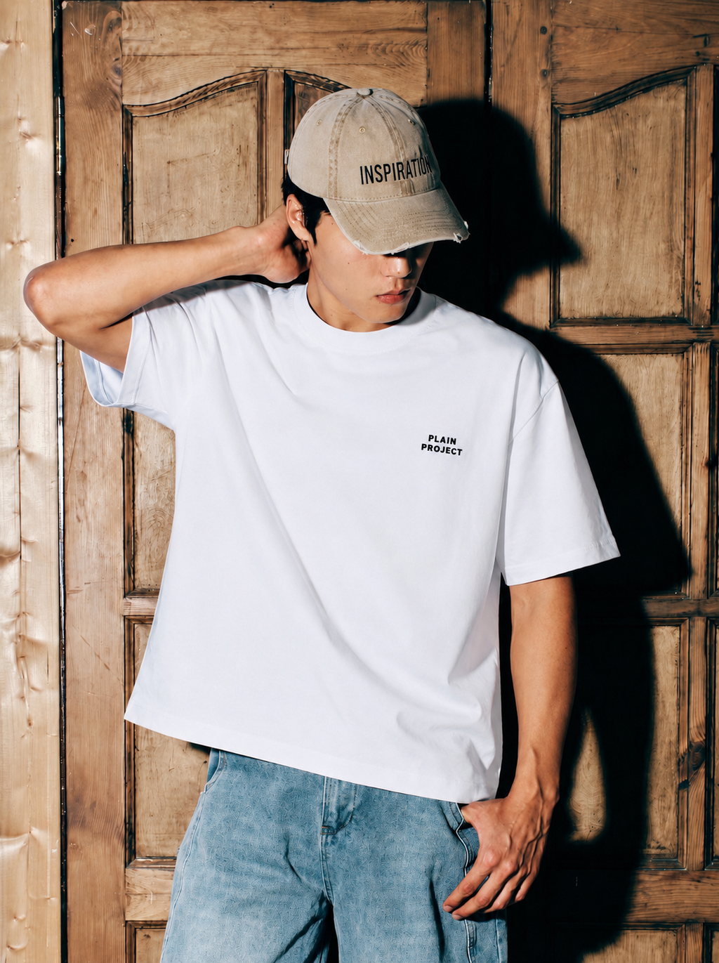Energy & Intention Oversized T-Shirt- WHITE