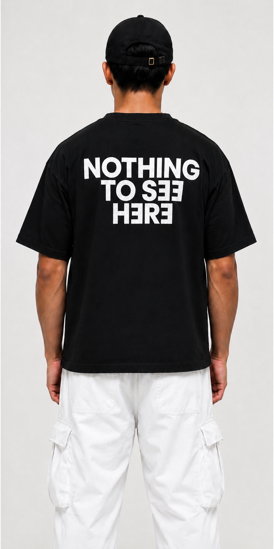 PLAIN PROJECT - Nothing To See Here Oversized Tee